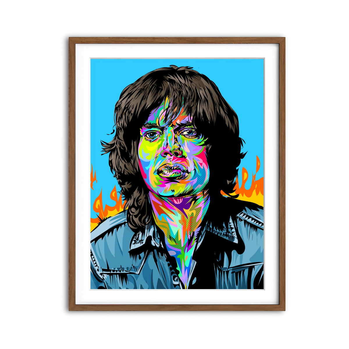 Framed Print 3x4 Walnut