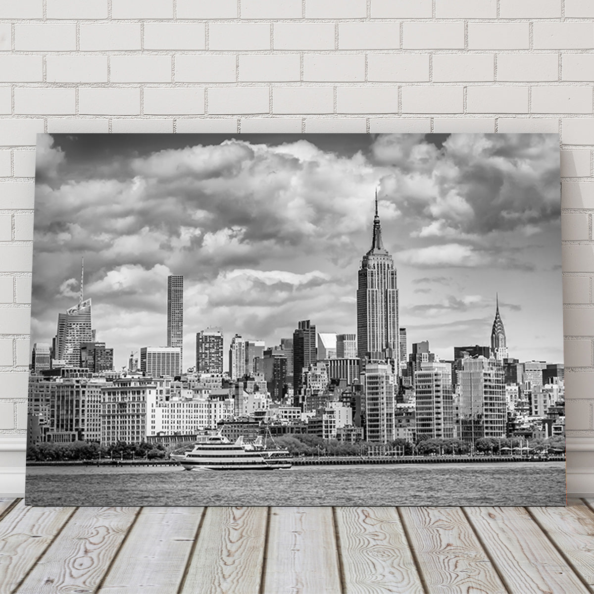 MIDTOWN MANHATTAN Monochrome Wall Art