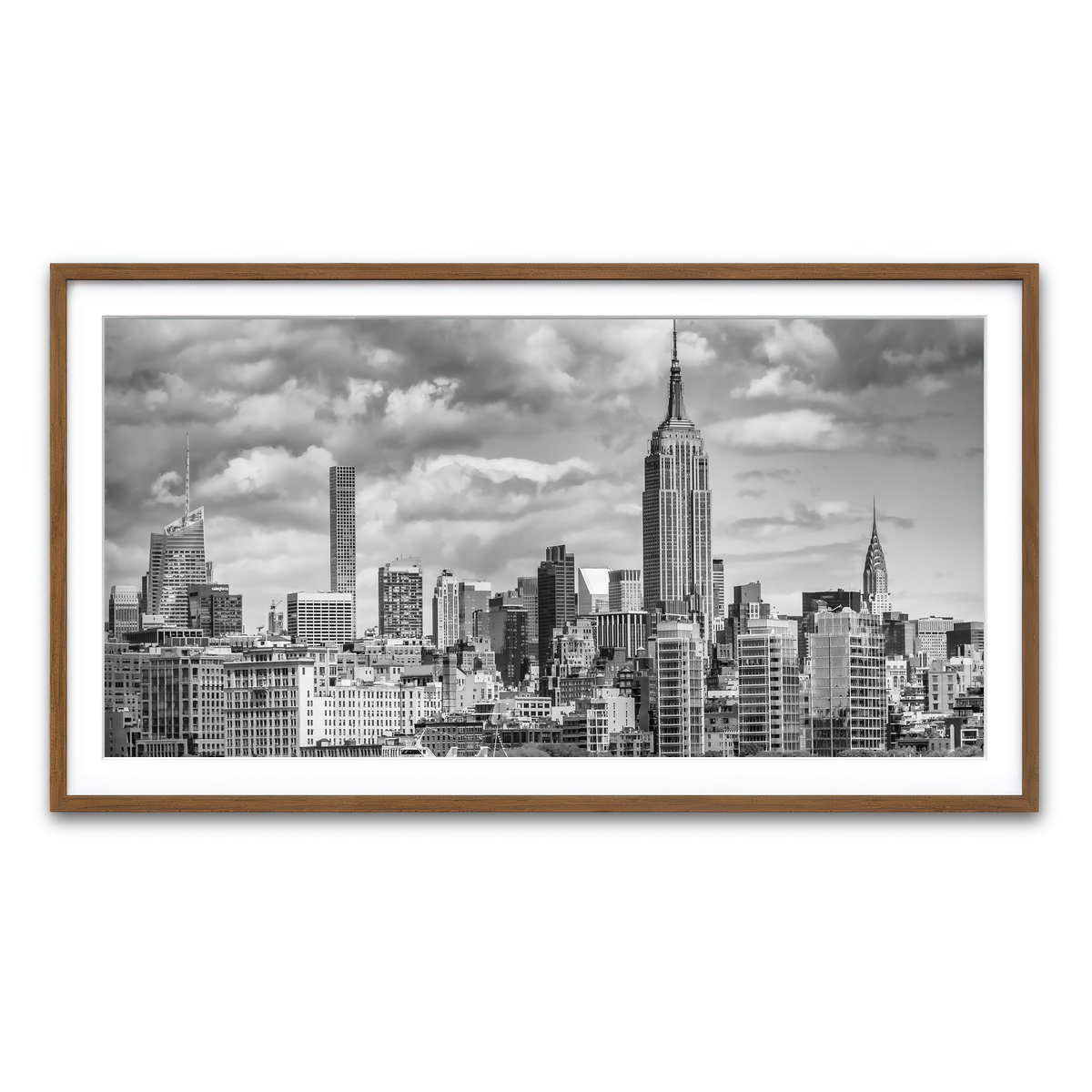 Framed Print 2x1 Walnut