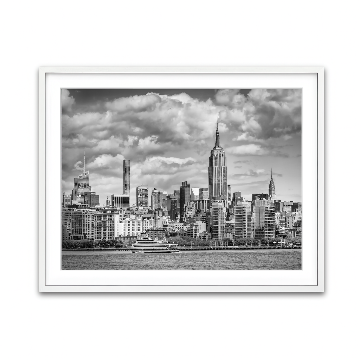 Framed Print 4x3 White