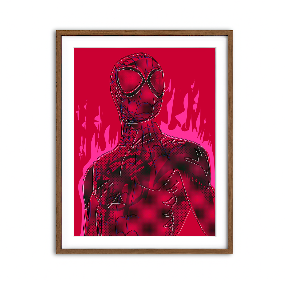 Framed Print 3x4 Walnut