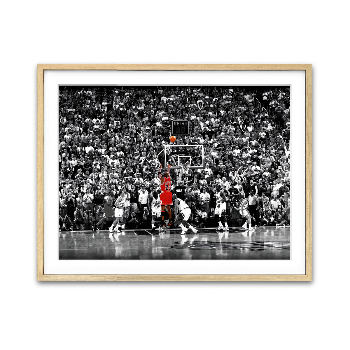 MJ '98 Finals Game Winner Wall Art