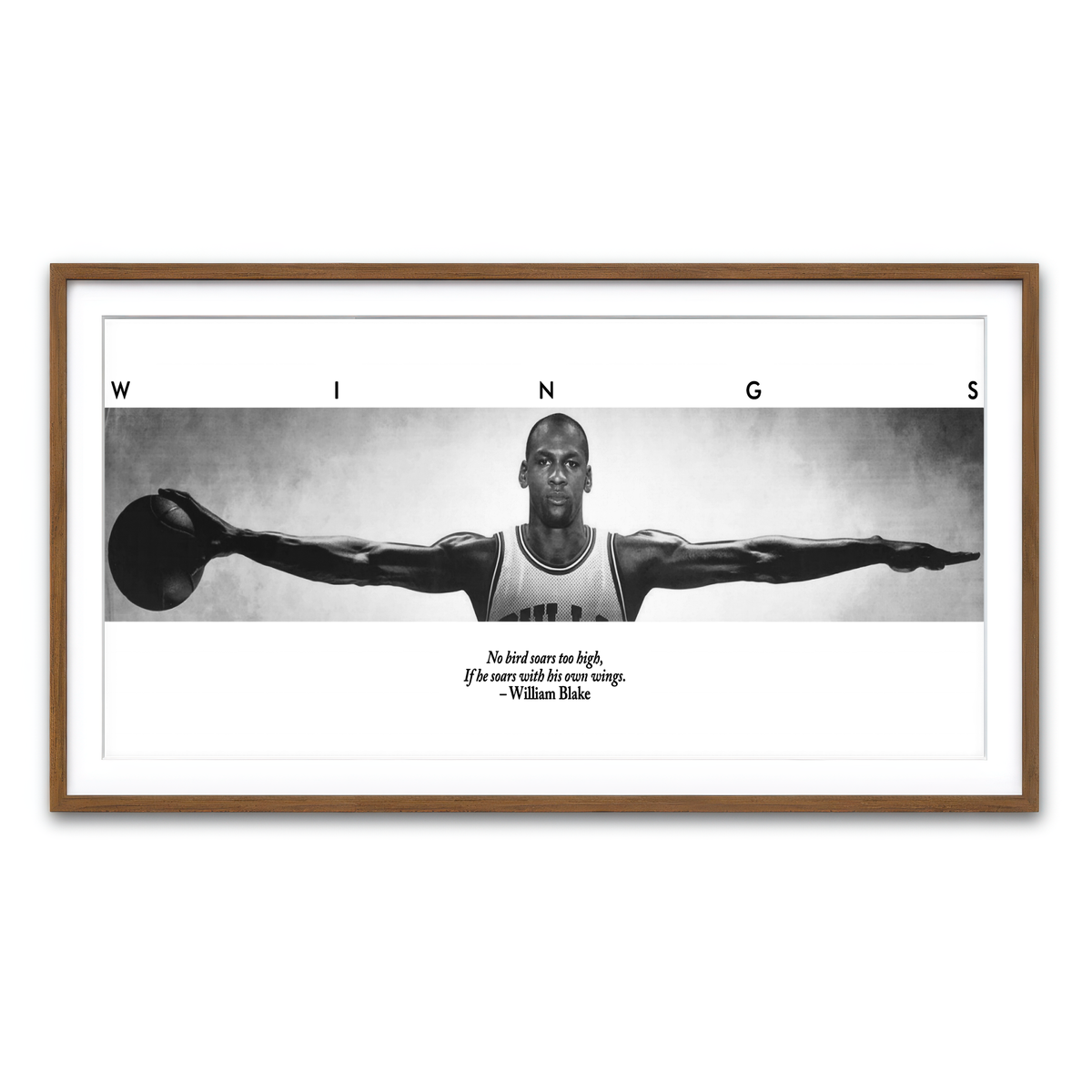 Framed Print 2x1 Walnut
