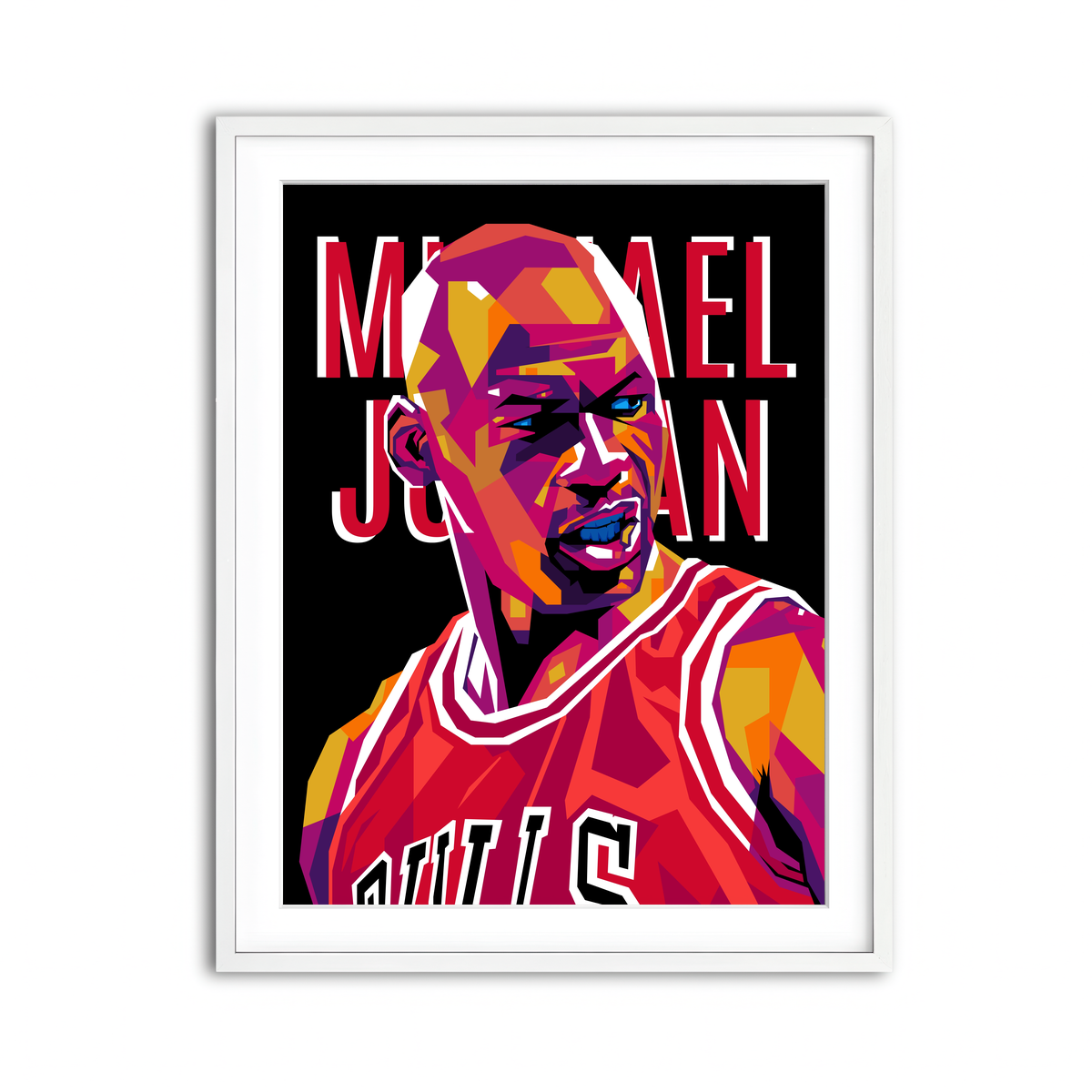 Framed Print 3x4 White