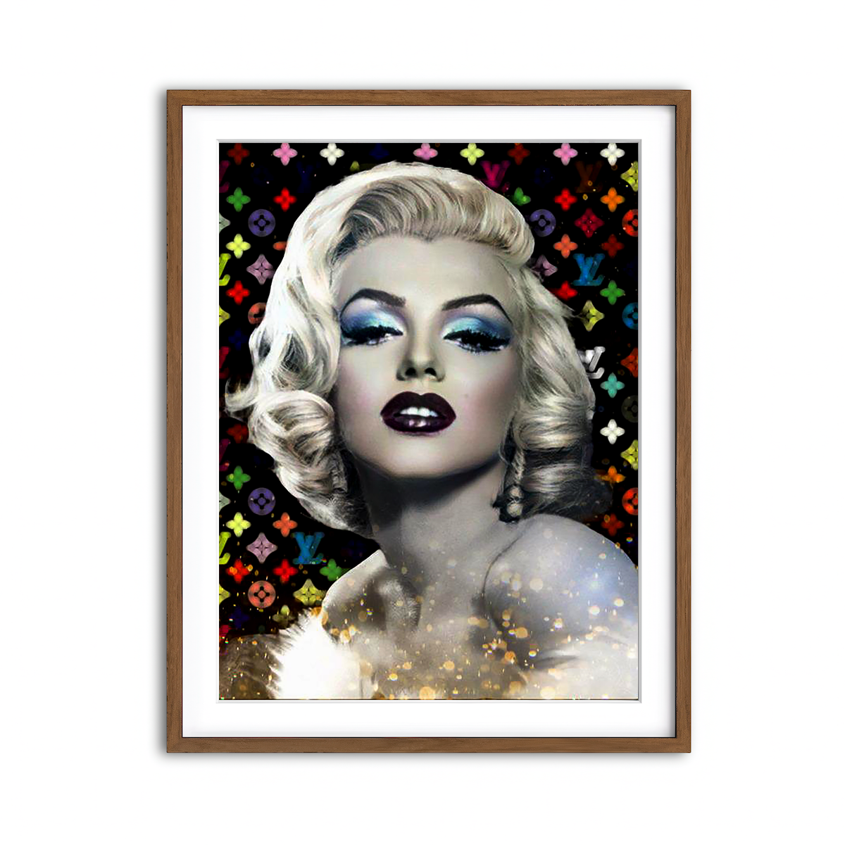 Framed Print 3x4 Walnut