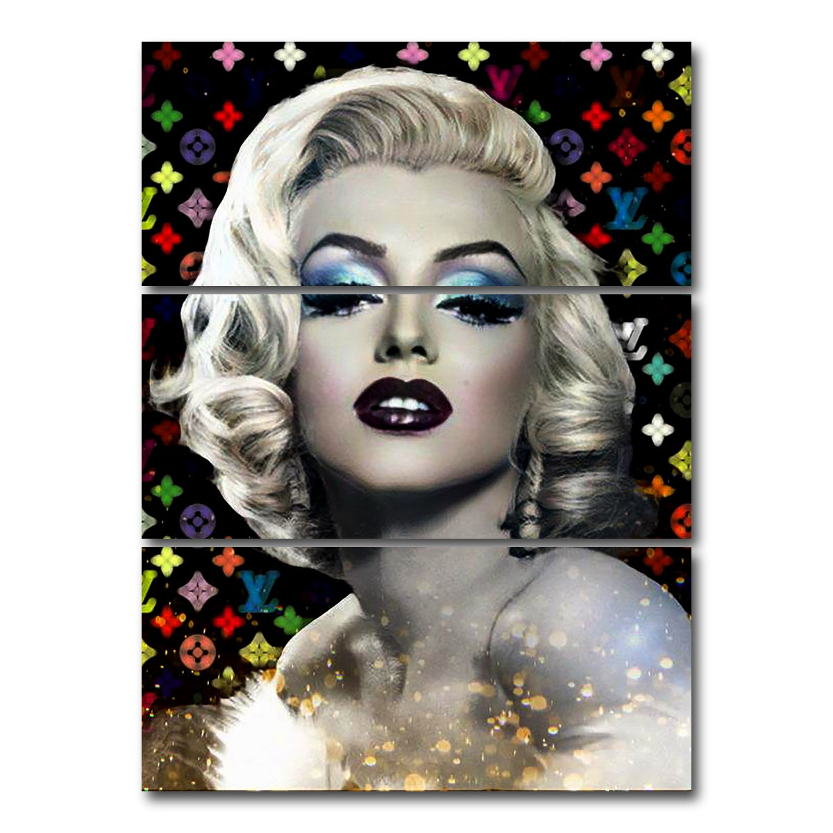 AUTO-MOCKUP WHITE | MM LV | 3 Piece | Gallery Wrap Canvas | group=8x18_stacked