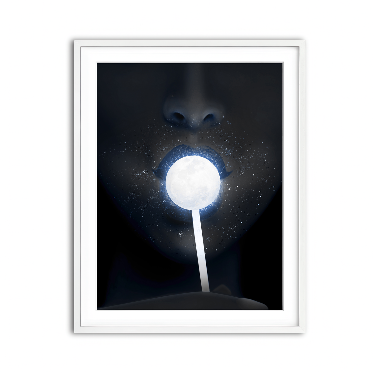 Framed Print 3x4 White