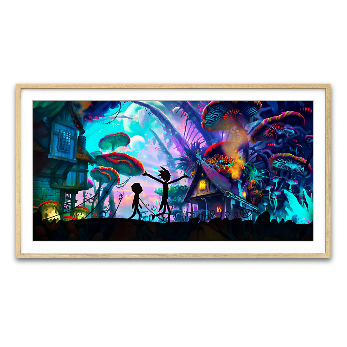 Framed Print 2x1 Natural