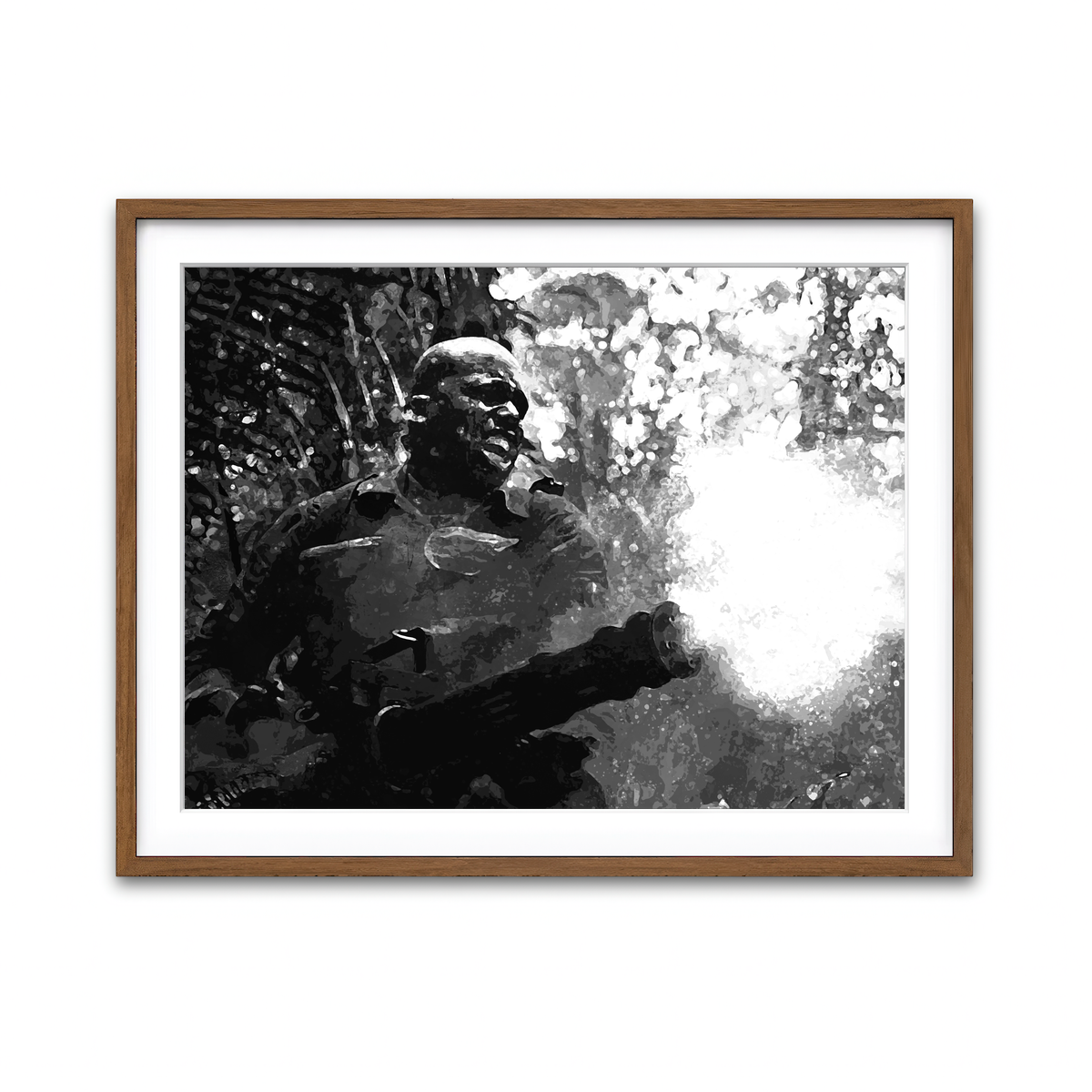 Framed Print 4x3 Walnut