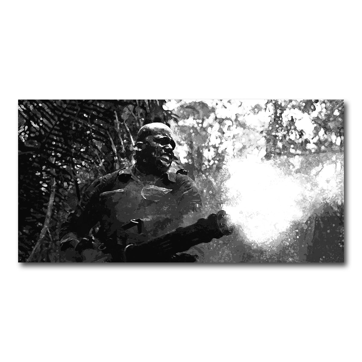 AUTO-MOCKUP WHITE | Mac Eliot Grayscale | 1 Piece | Gallery Wrap Canvas | group=2x1