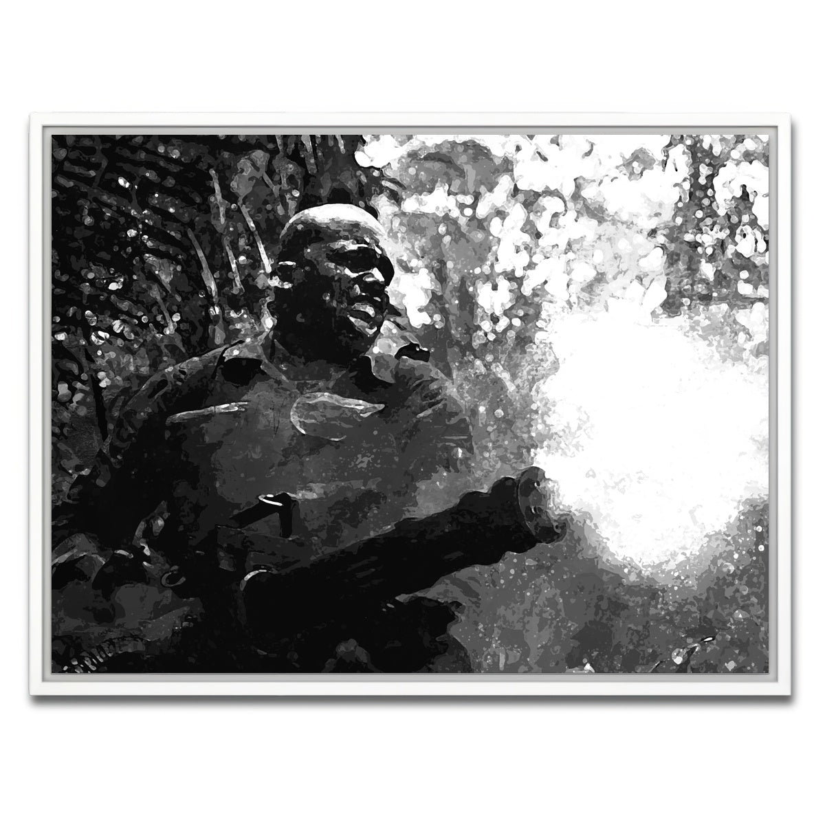 AUTO-MOCKUP WHITE | Mac Eliot Grayscale | 1 Piece | White Framed Canvas | group=4x3