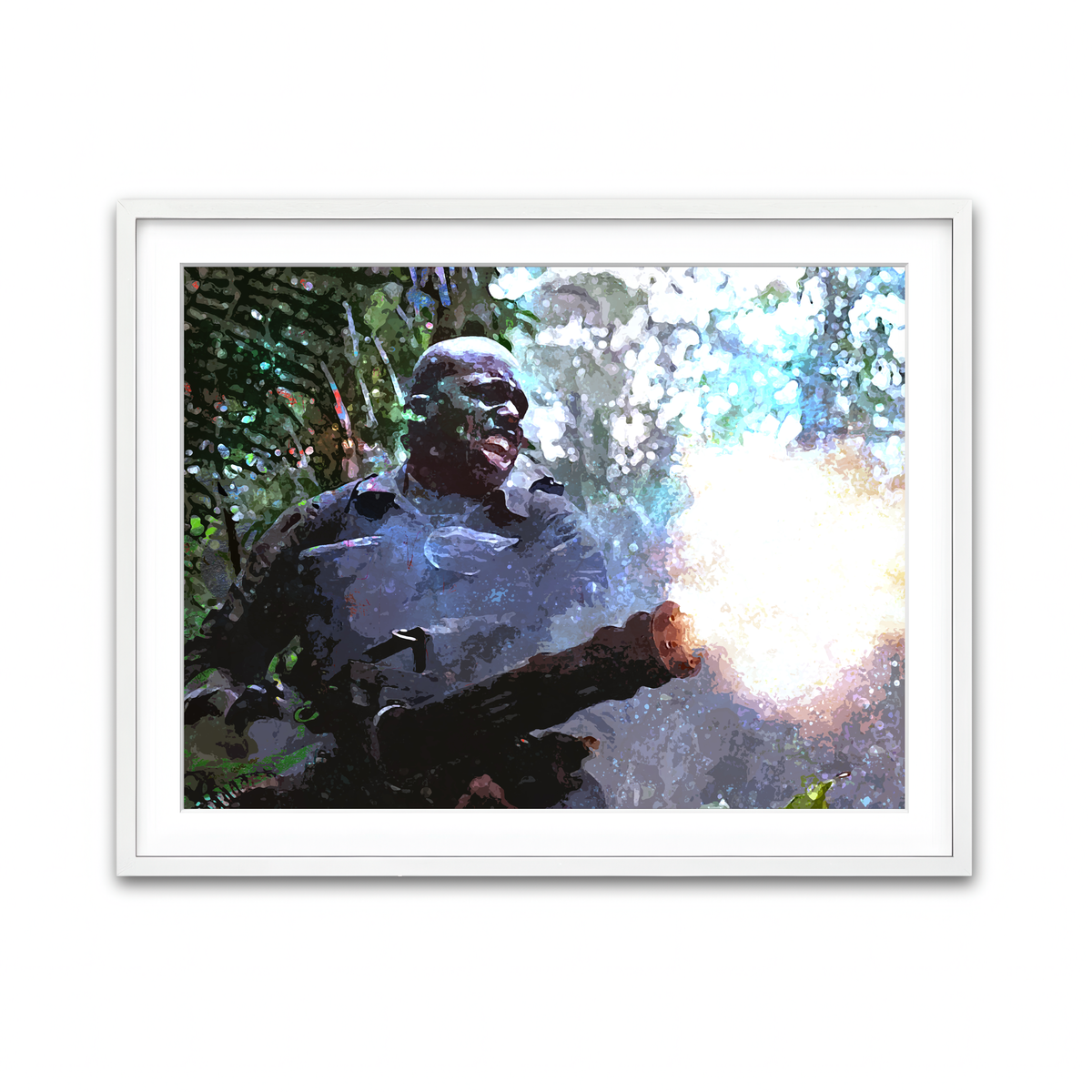 Framed Print 4x3 White
