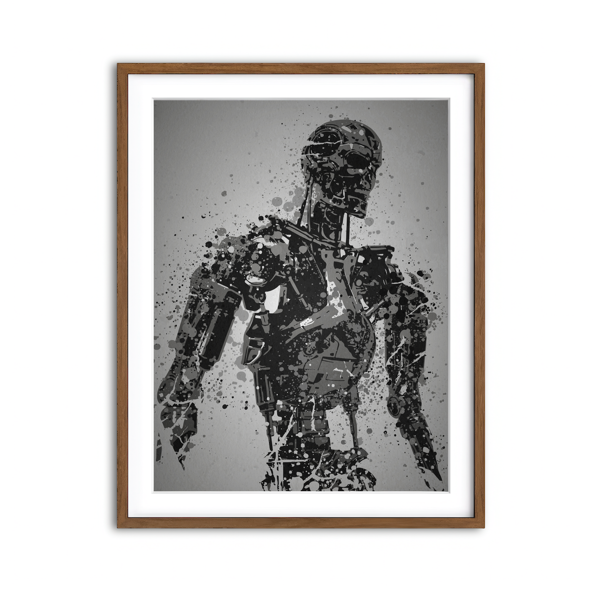 Framed Print 3x4 Walnut