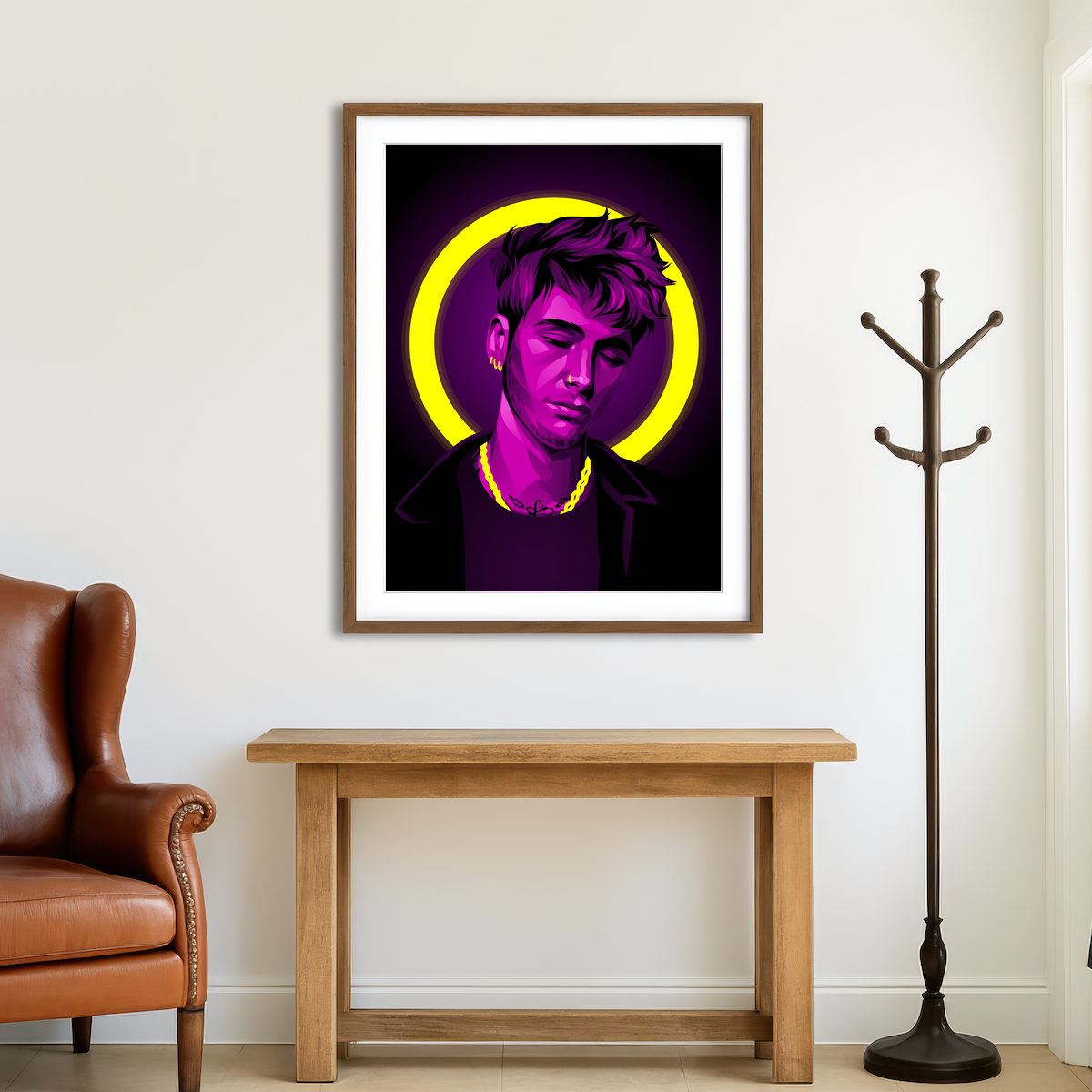 AUTO-MOCKUP ROOM | Machine gun Kelly Wall Art