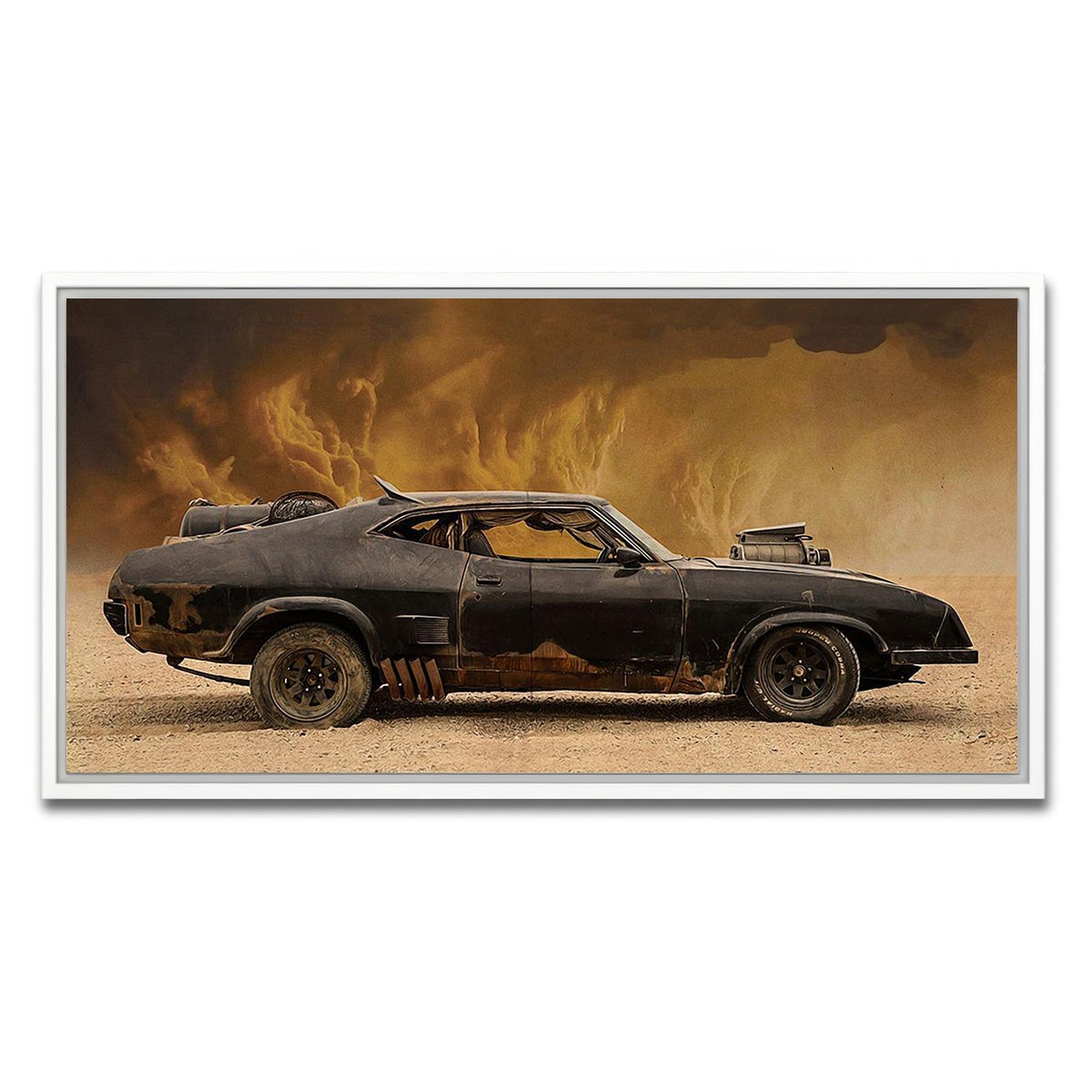 AUTO-MOCKUP WHITE | Mad Max Falcon | 1 Piece | White Framed Canvas | group=2x1
