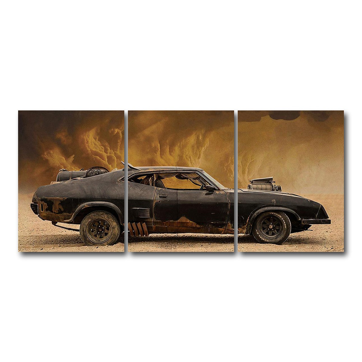 AUTO-MOCKUP WHITE | Mad Max Falcon | 3 Piece | Gallery Wrap Canvas | group=18x24