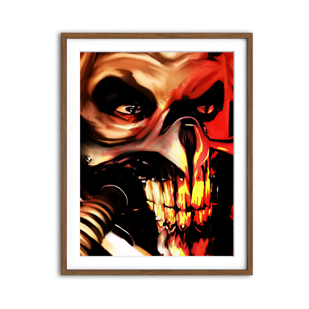 Framed Print 3x4 Walnut