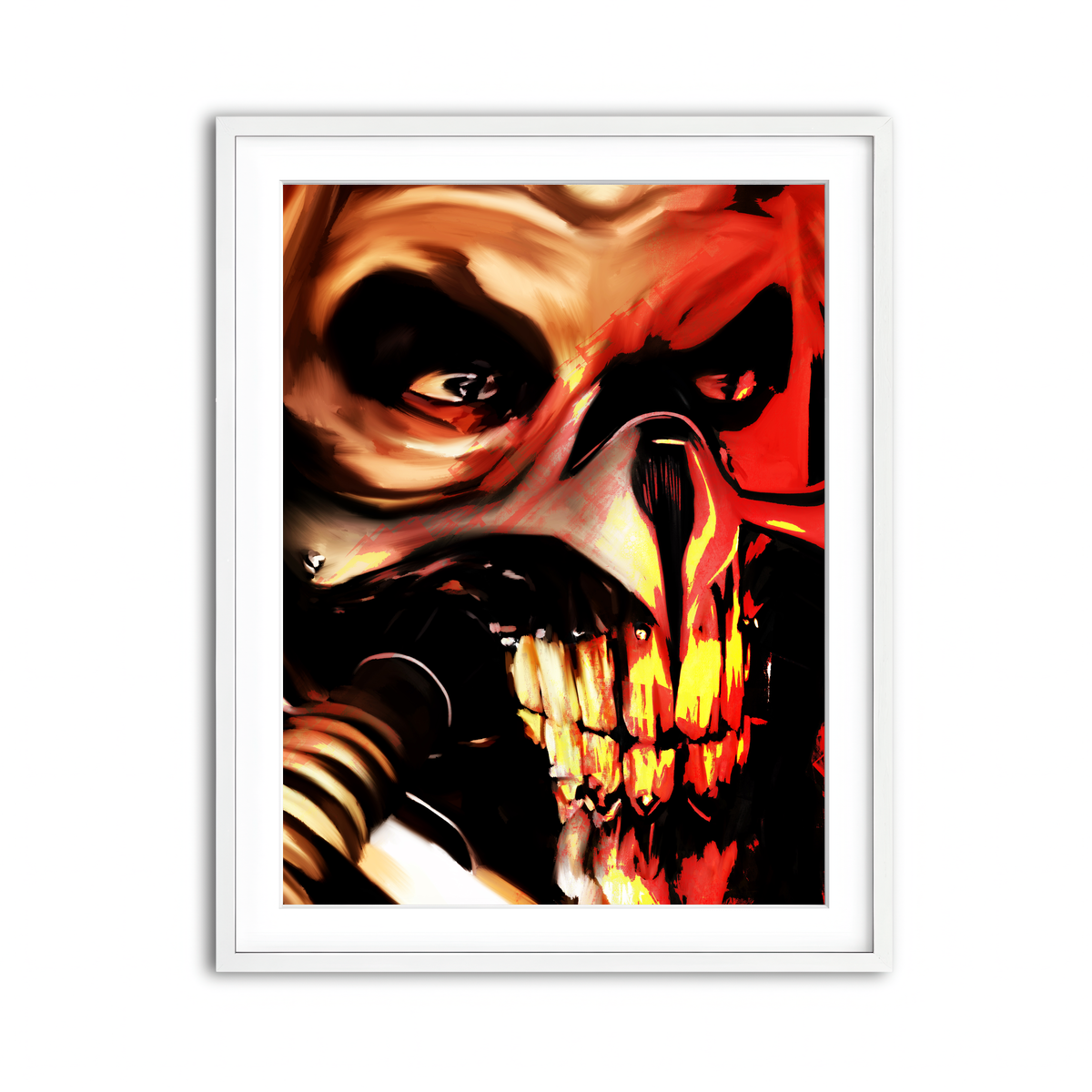 Framed Print 3x4 White