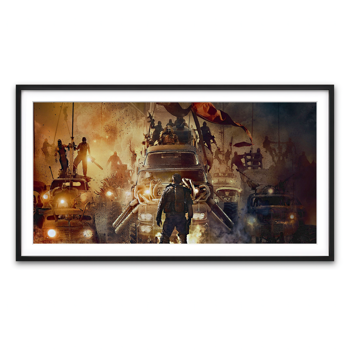 Framed Print 2x1 Black