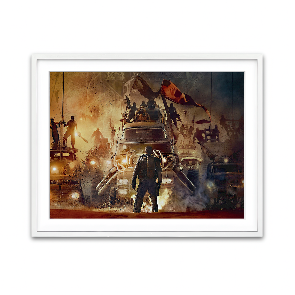 Framed Print 4x3 White