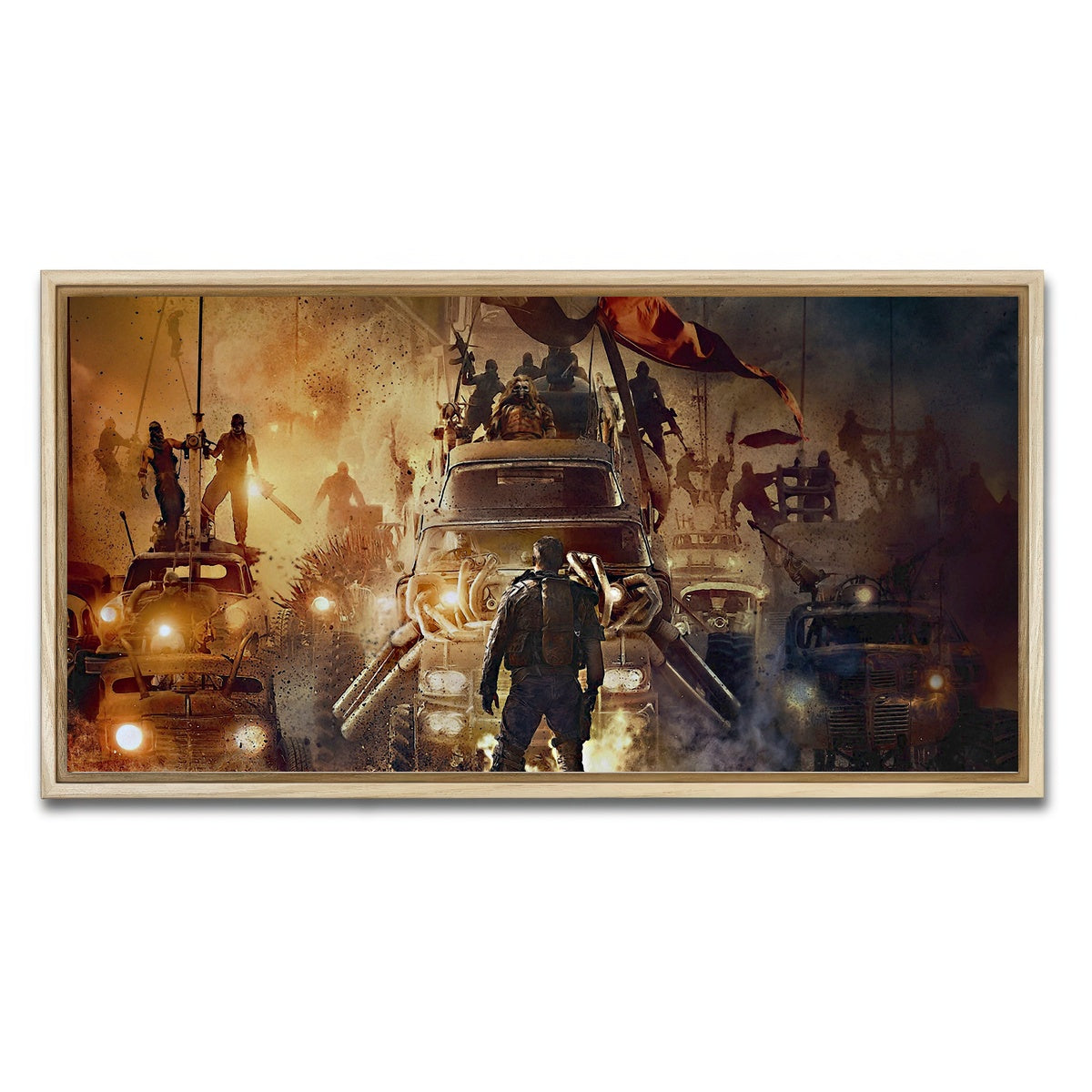 AUTO-MOCKUP WHITE | Mad Max Posse | 1 Piece | Natural Framed Canvas | group=2x1