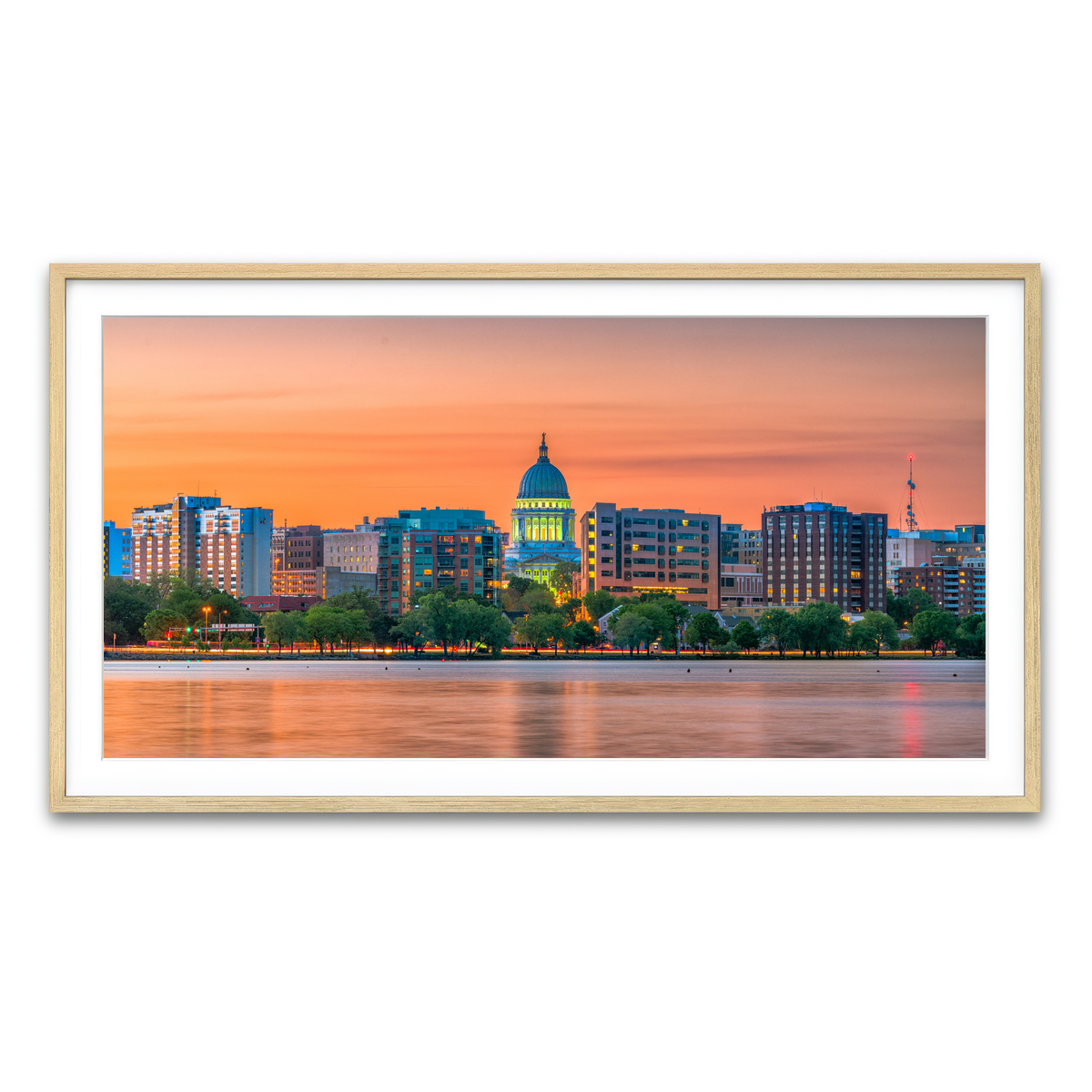 Framed Print 2x1 Natural