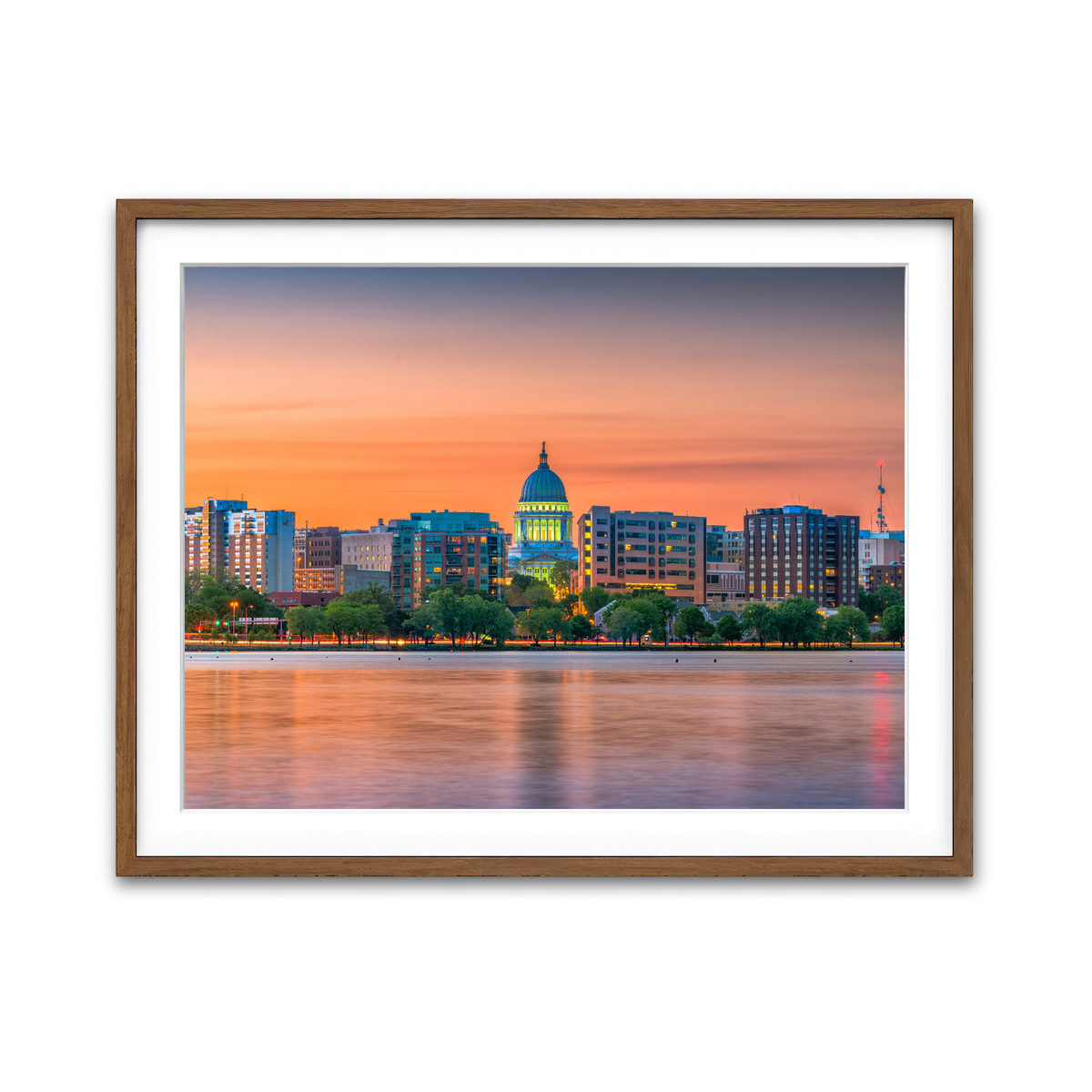 Framed Print 4x3 Walnut