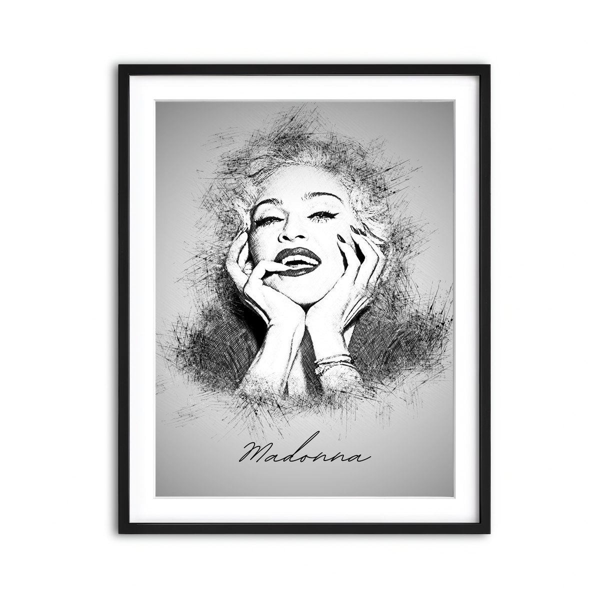 Framed Print 3x4 Black