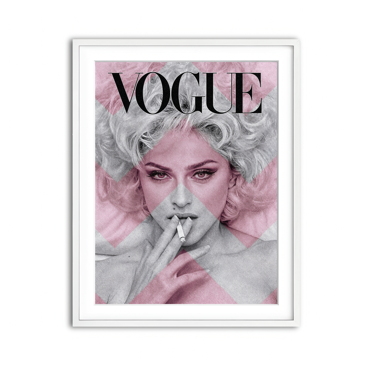 Framed Print 3x4 White