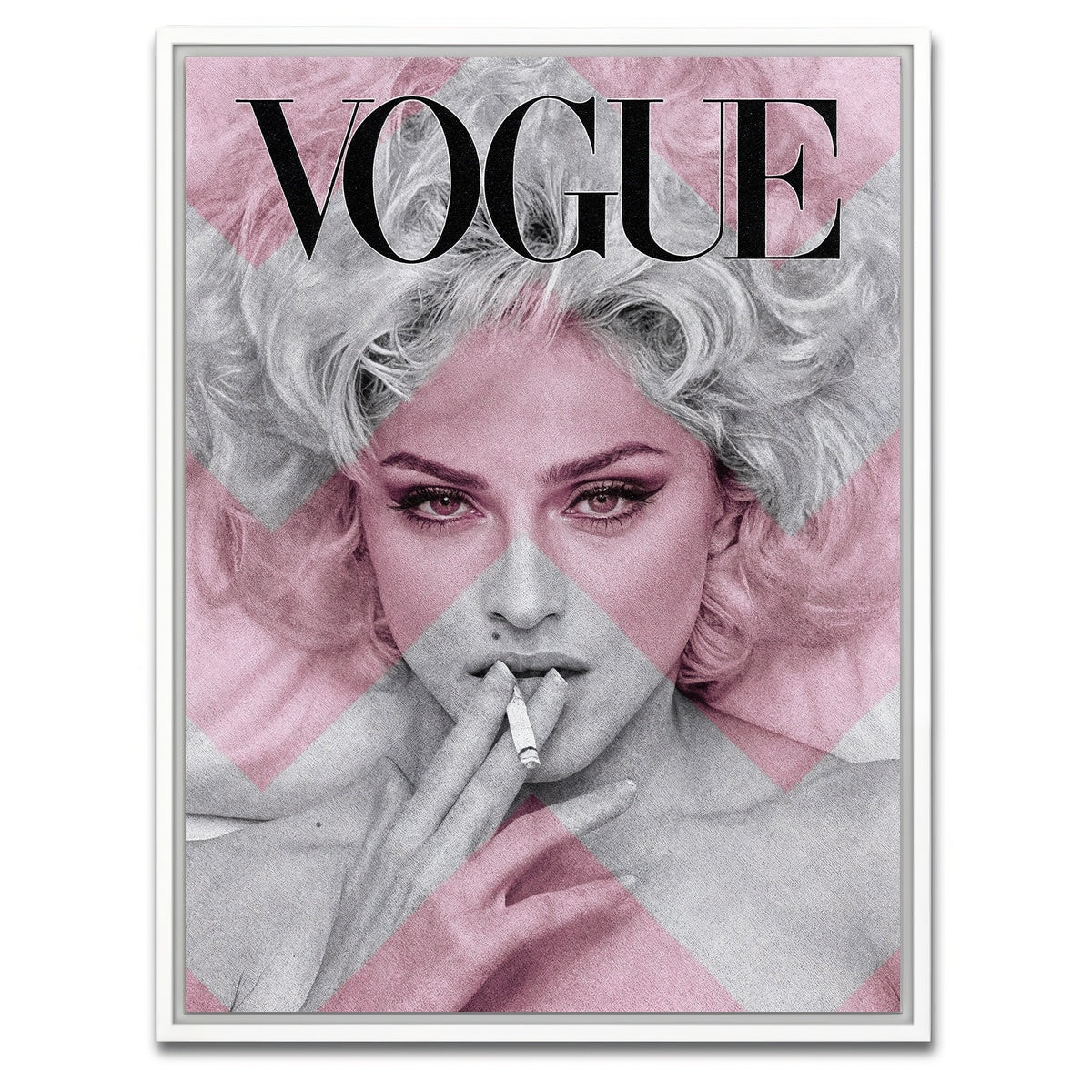 AUTO-MOCKUP WHITE | Madonna Vogue | 1 Piece | White Framed Canvas | group=3x4