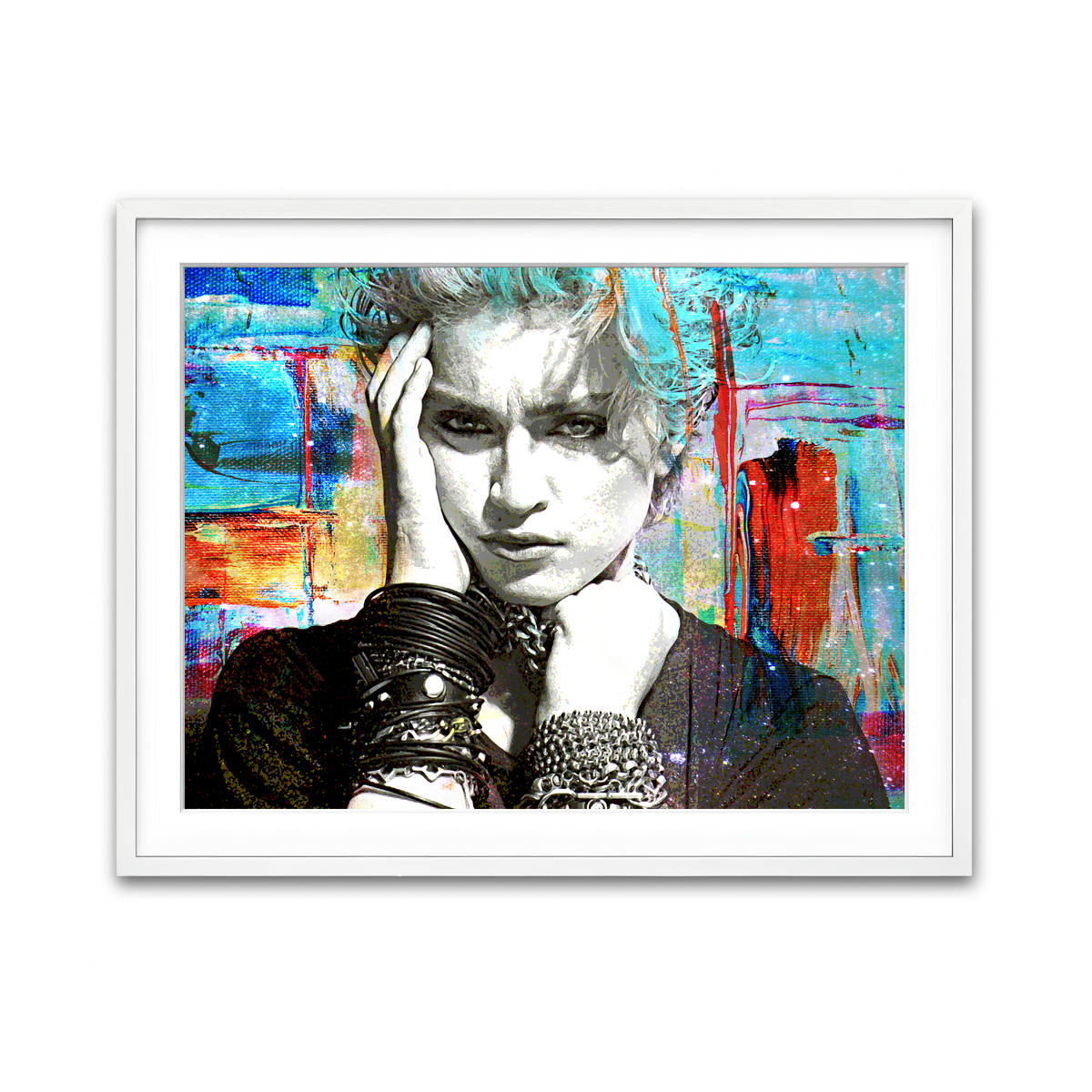Framed Print 4x3 White