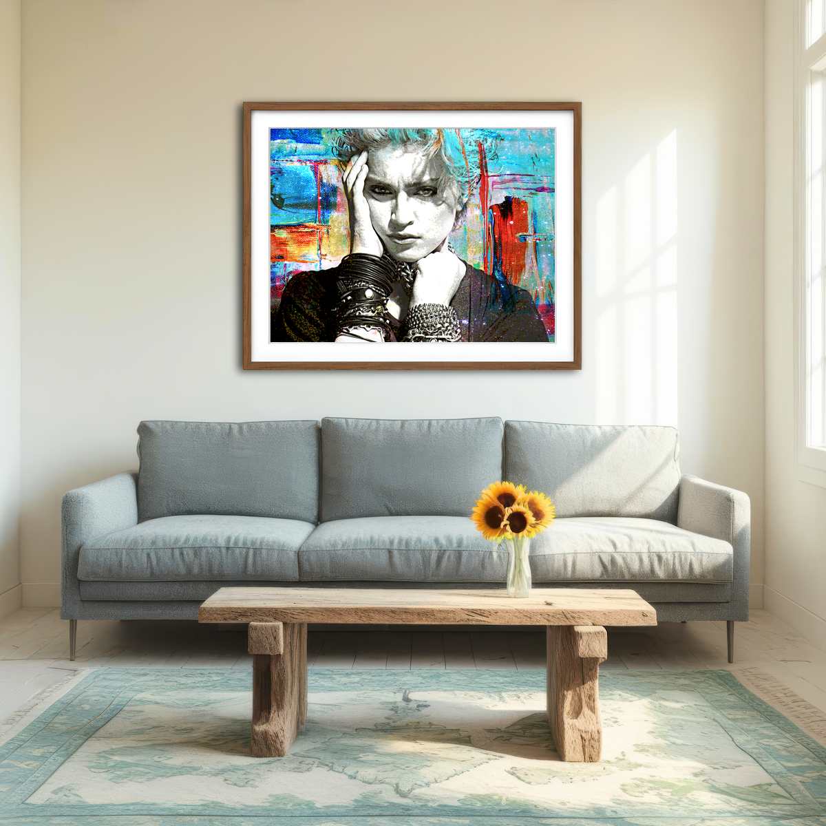 AUTO-MOCKUP ROOM | Madonna Wall Art
