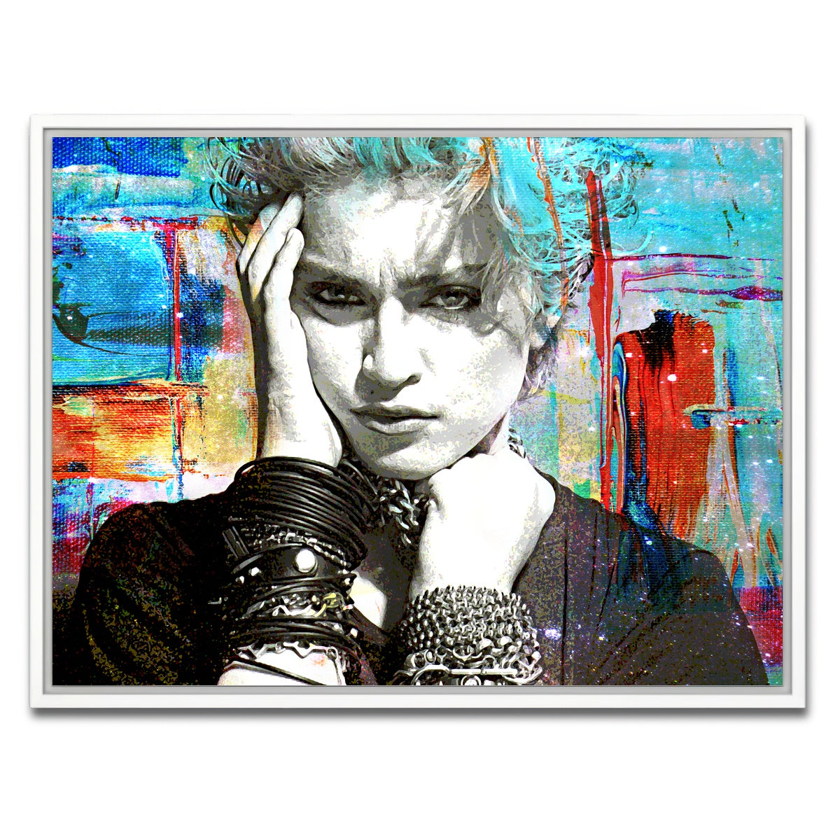 AUTO-MOCKUP WHITE | Madonna | 1 Piece | White Framed Canvas | group=4x3