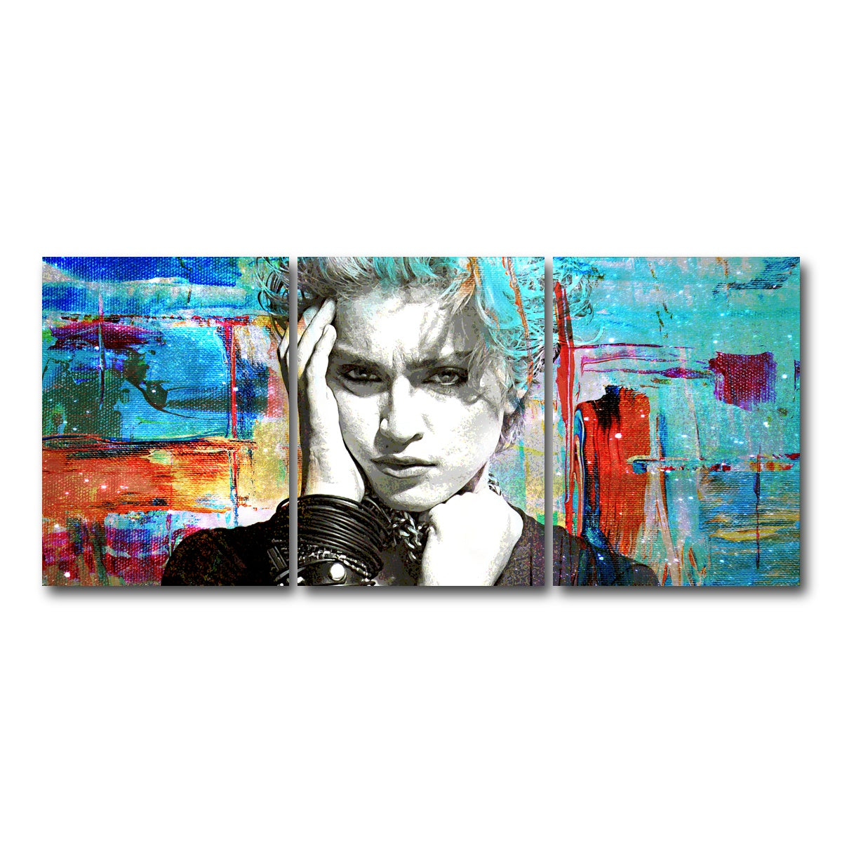 AUTO-MOCKUP WHITE | Madonna | 3 Piece | Gallery Wrap Canvas | group=18x24