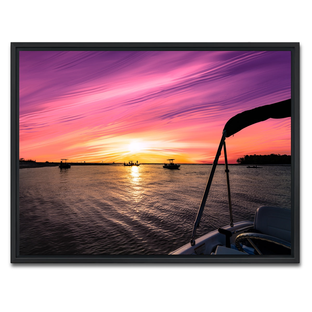 AUTO-MOCKUP WHITE | Magenta Majestic | 1 Piece | Black Framed Canvas | group=4x3