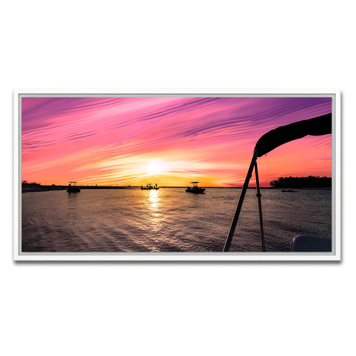 AUTO-MOCKUP WHITE | Magenta Majestic | 1 Piece | White Framed Canvas | group=2x1