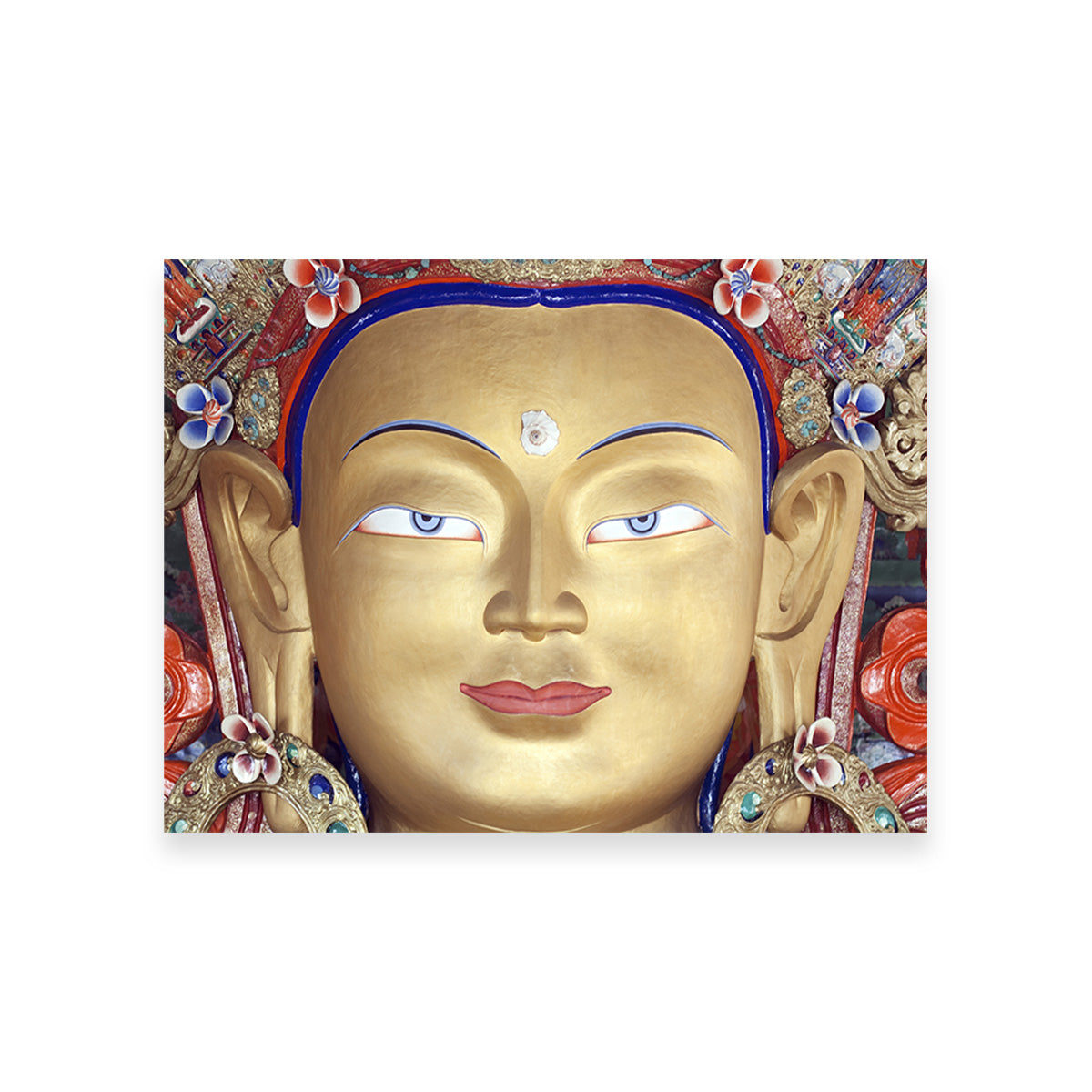 Maitreya Buddha Statue Wall Art
