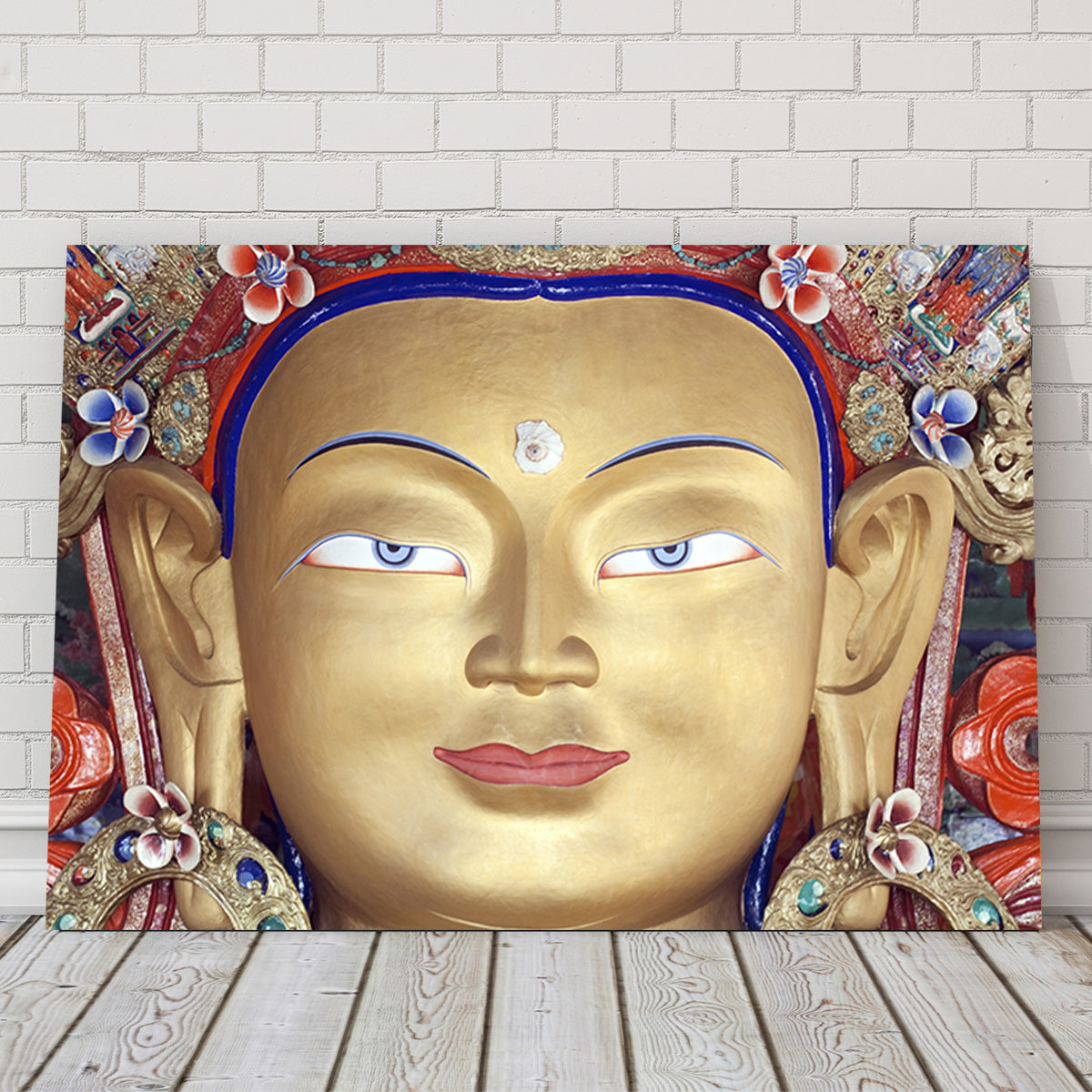 Maitreya Buddha Statue Wall Art