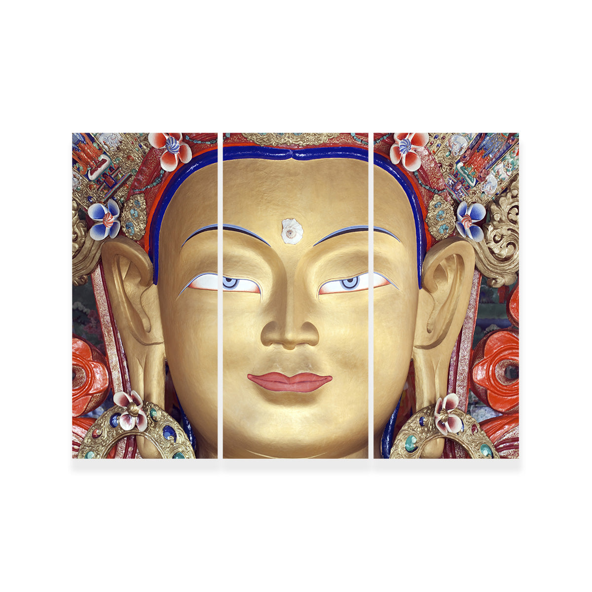Maitreya Buddha Statue Wall Art