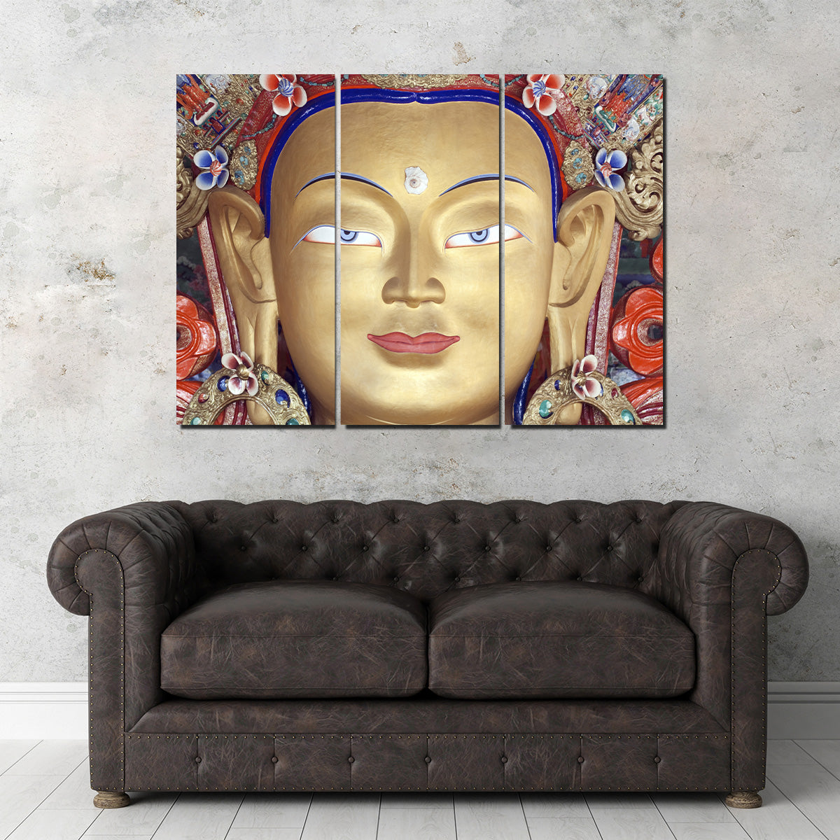 Maitreya Buddha Statue Wall Art