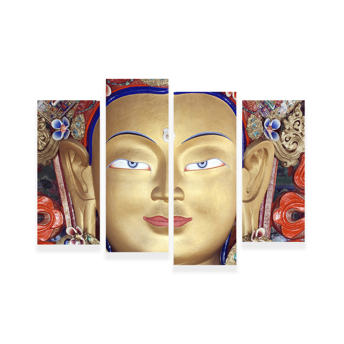 Maitreya Buddha Statue Wall Art