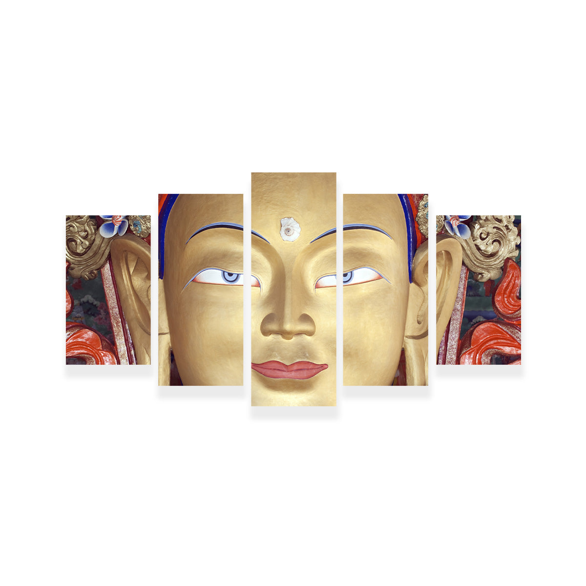 Maitreya Buddha Statue Wall Art