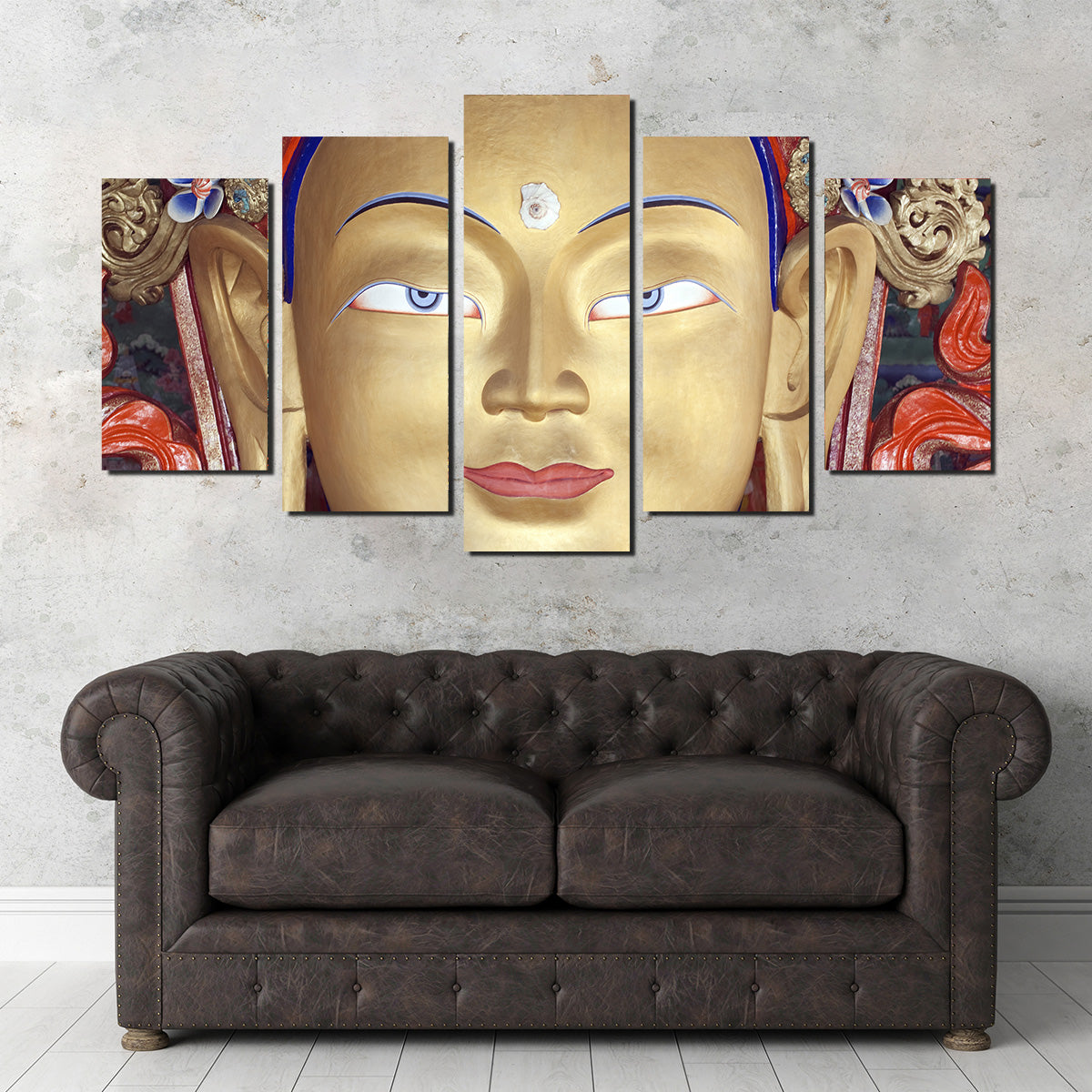 Maitreya Buddha Statue Wall Art