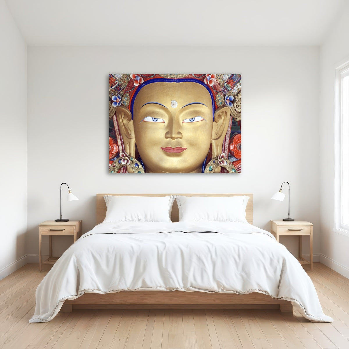 AUTO-MOCKUP ROOM | Maitreya Buddha statue