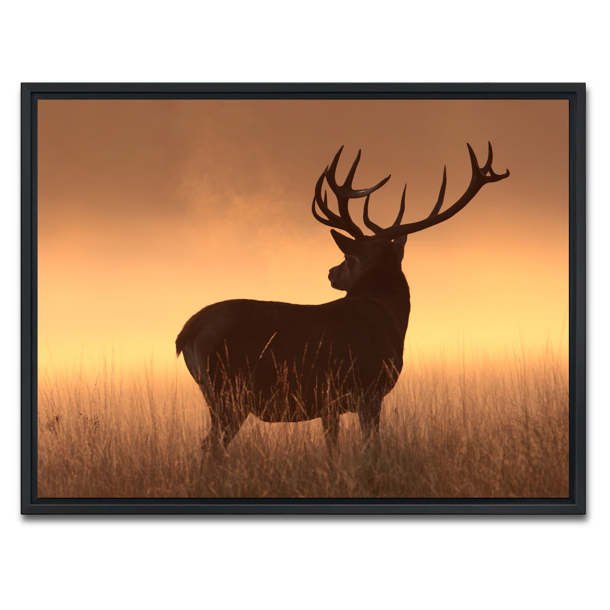 AUTO-MOCKUP WHITE | Majestic Deer | 1 Piece | Black Framed Canvas | group=4x3