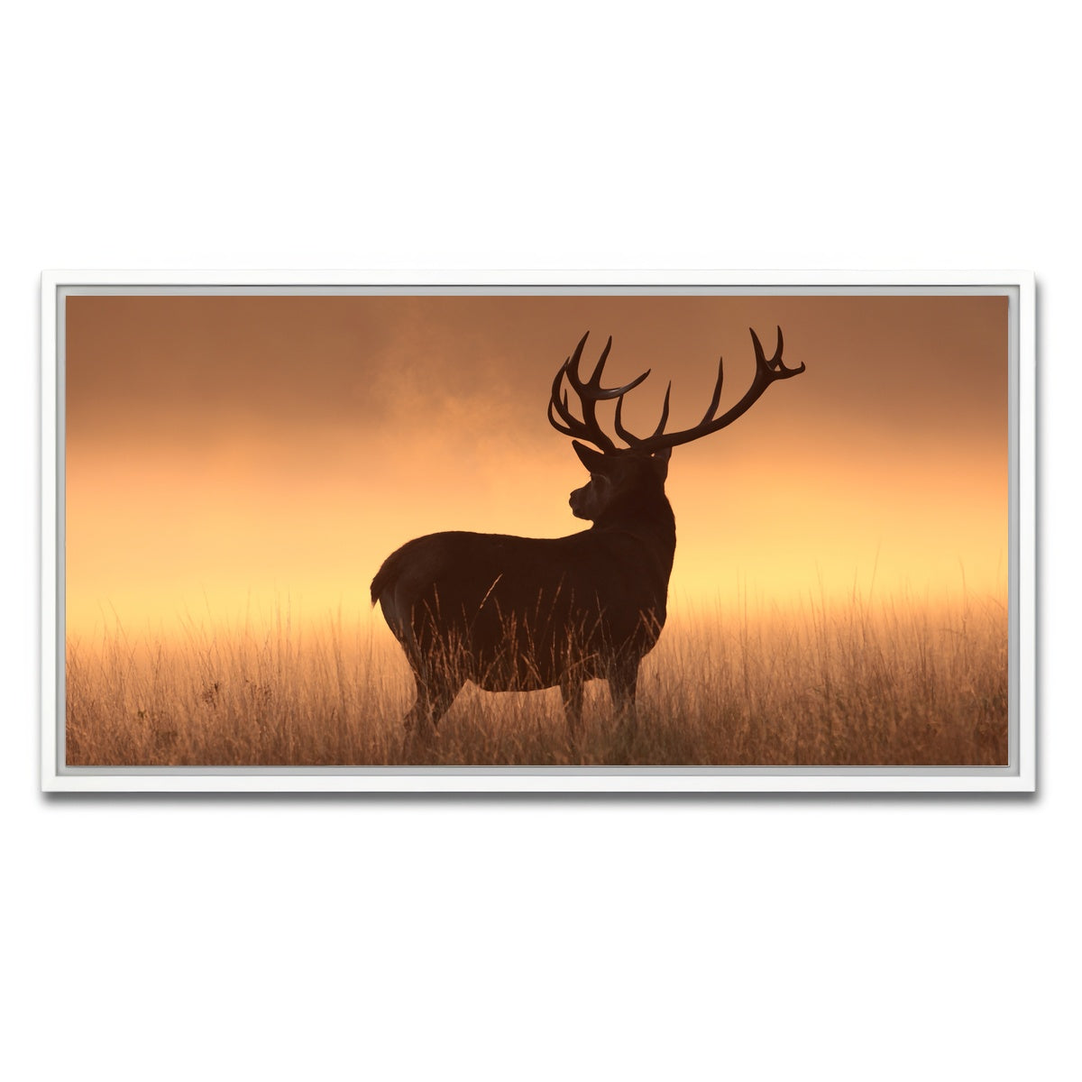 AUTO-MOCKUP WHITE | Majestic Deer | 1 Piece | White Framed Canvas | group=2x1