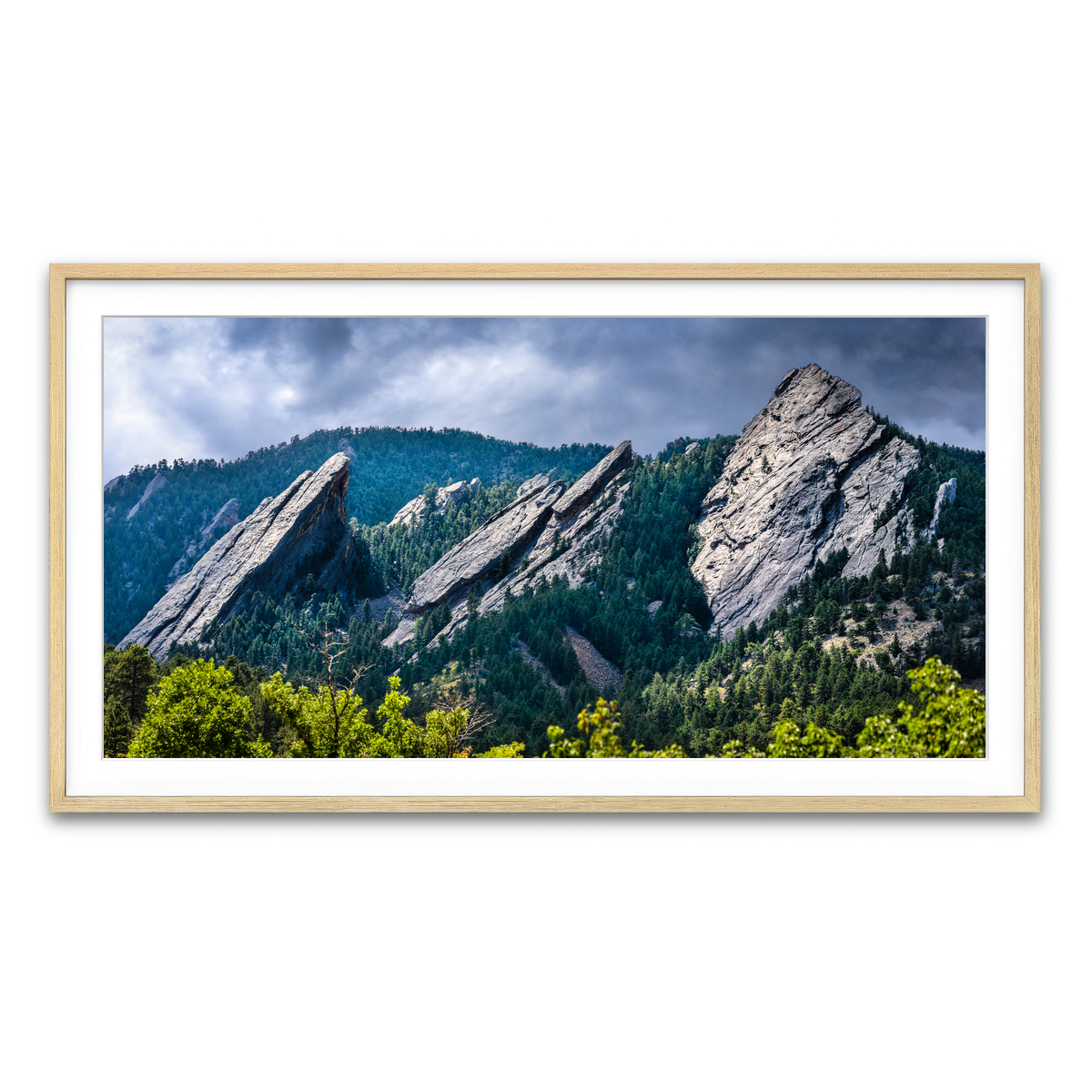 Framed Print 2x1 Natural