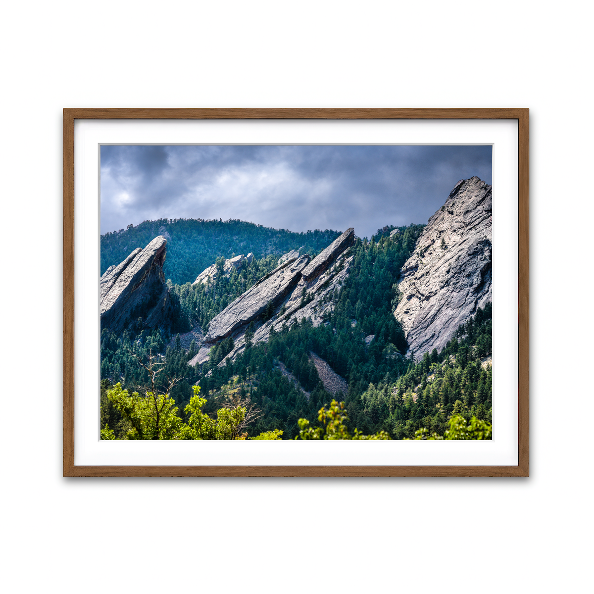 Framed Print 4x3 Walnut