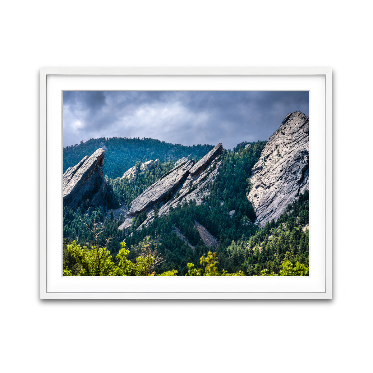 Framed Print 4x3 White
