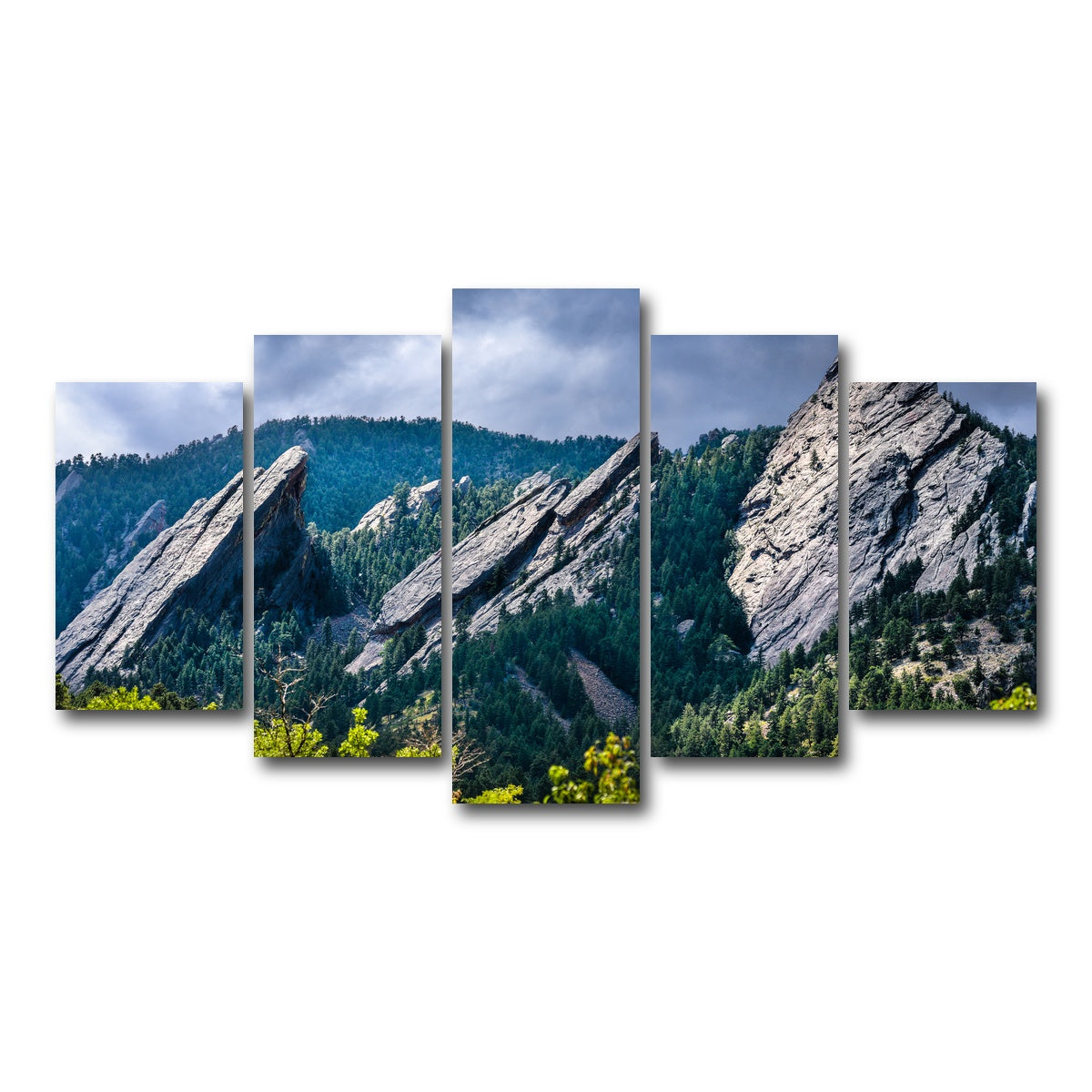 AUTO-MOCKUP WHITE | Majestic Flatirons | 5 Piece | Gallery Wrap Canvas | group=5_normal